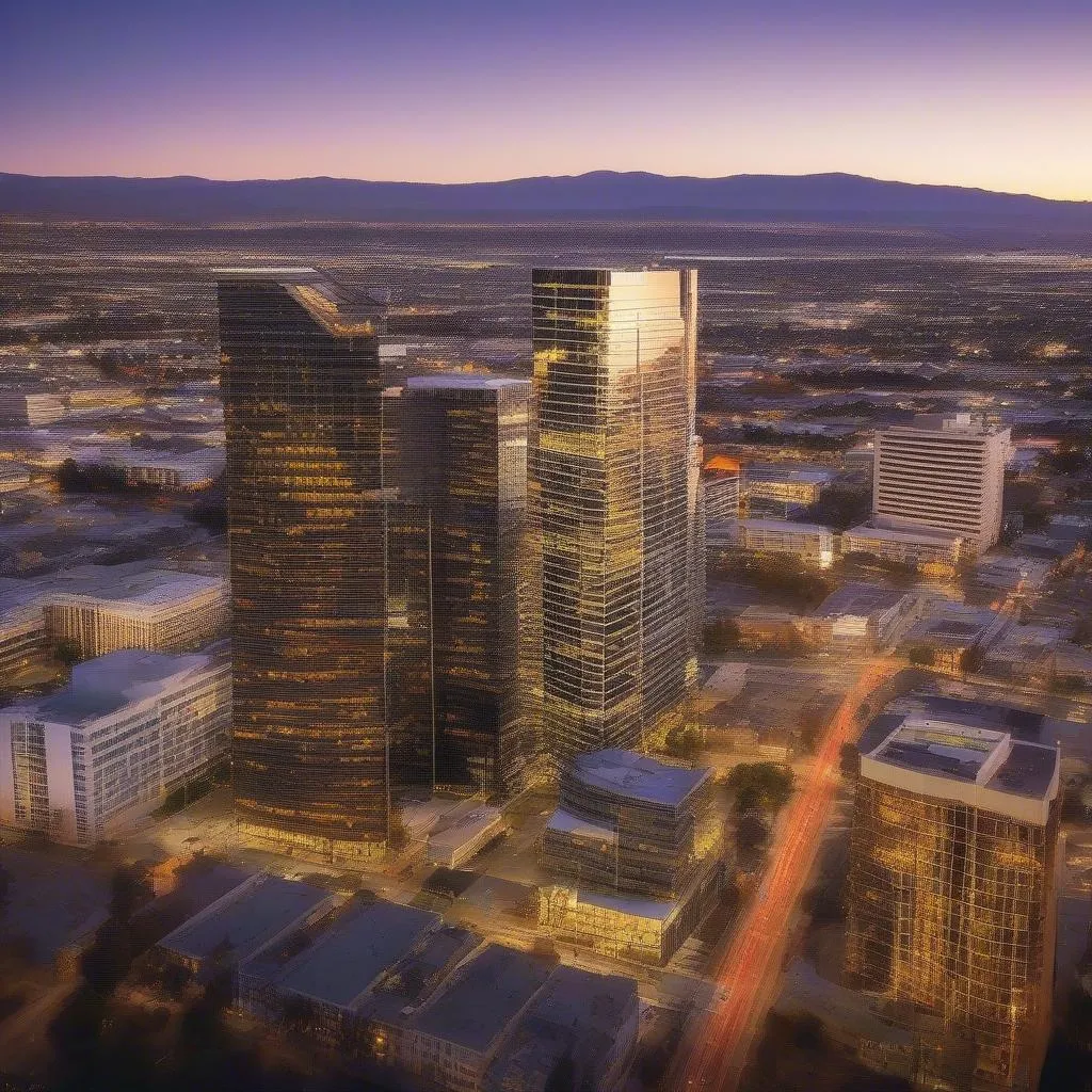 San Jose Downtown Skyline