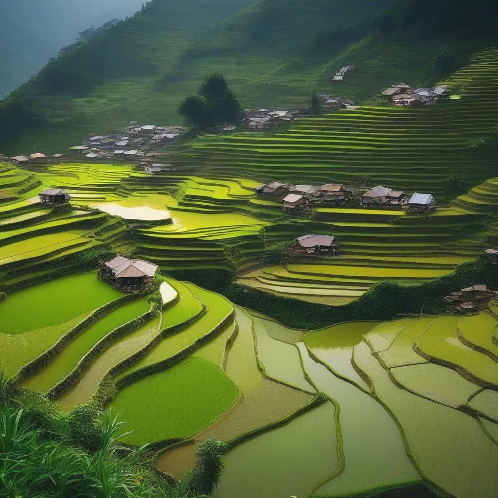 Rice Terraces Sapa