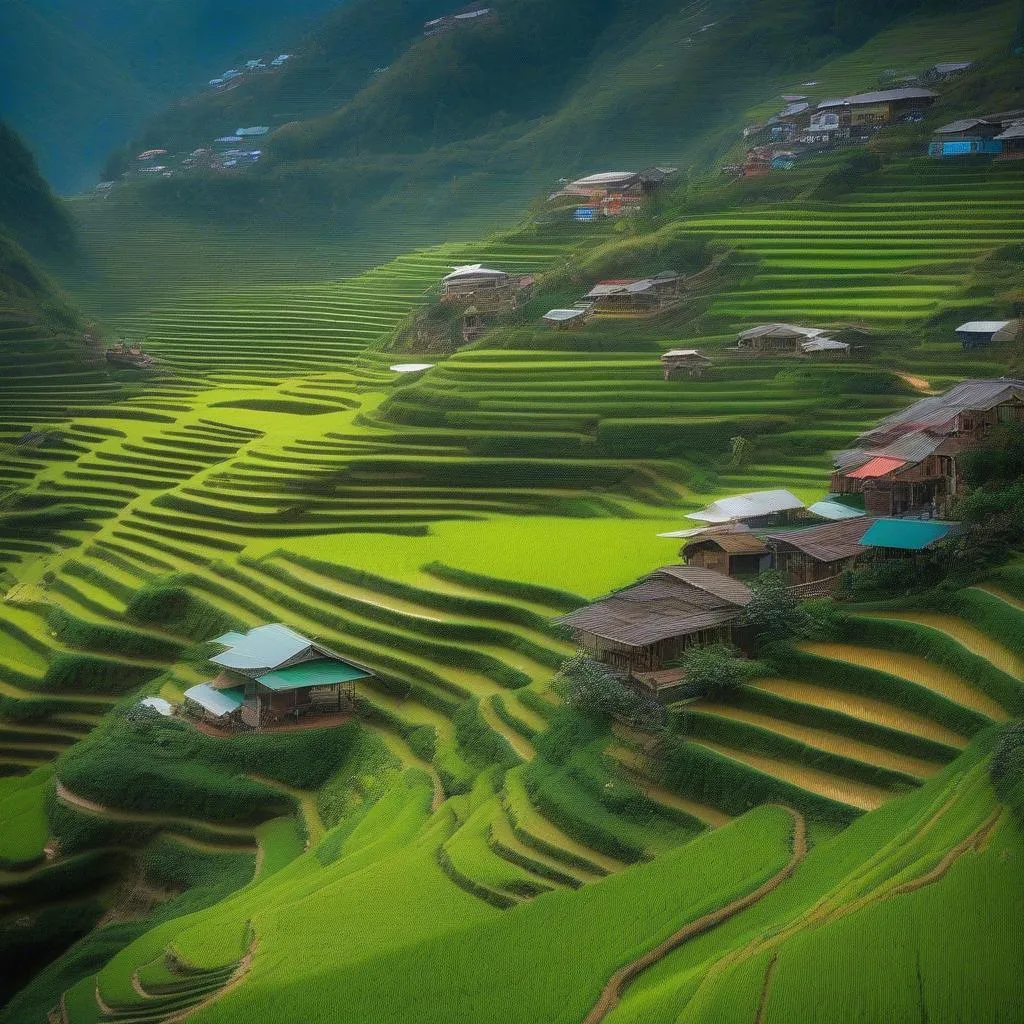 Rice Terraces in Sapa