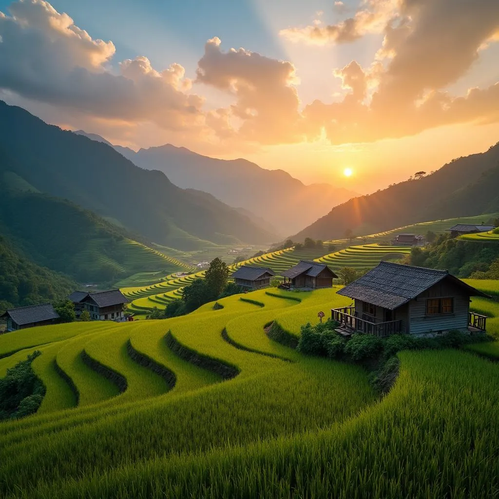 Sapa rice terraces