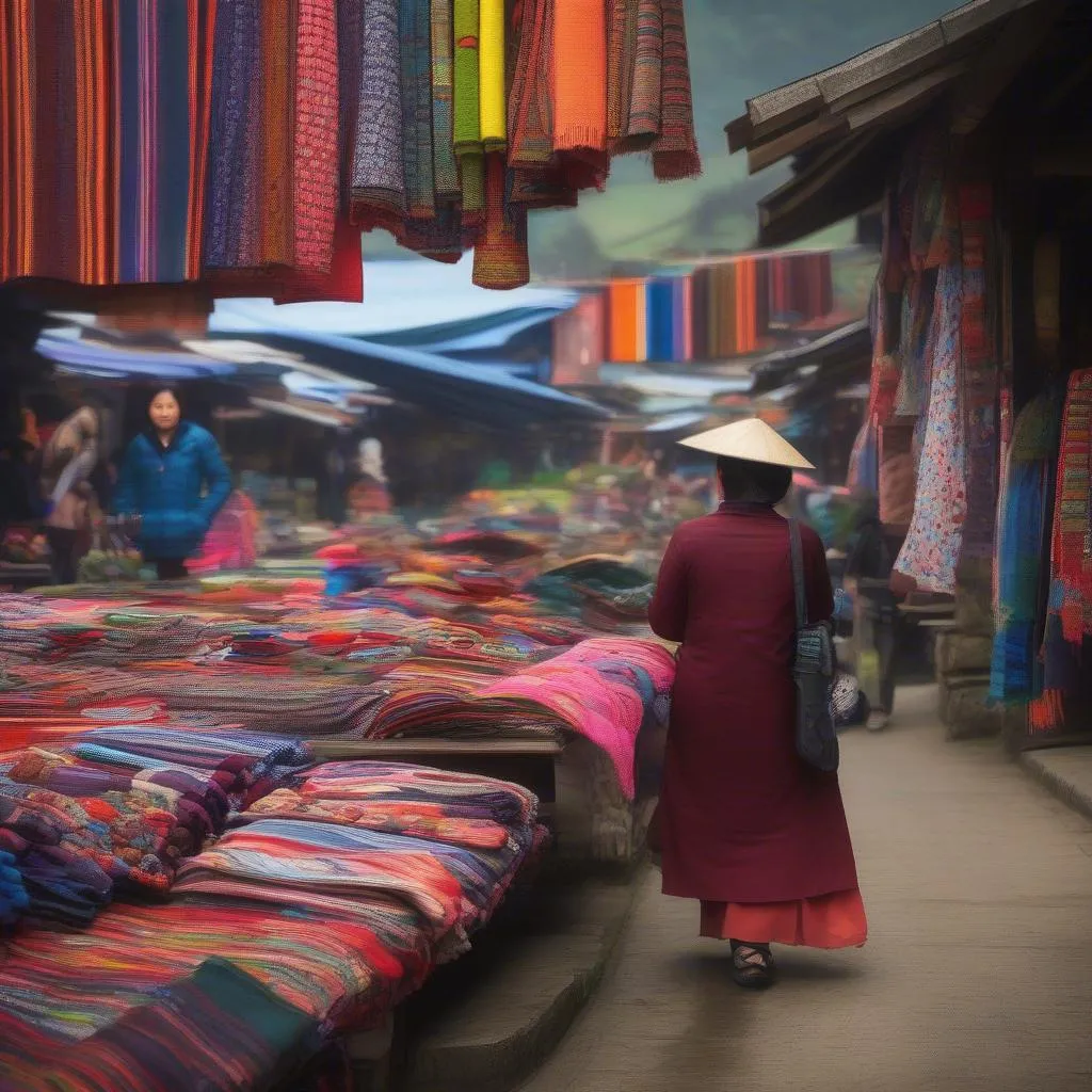 Sapa Market Stall