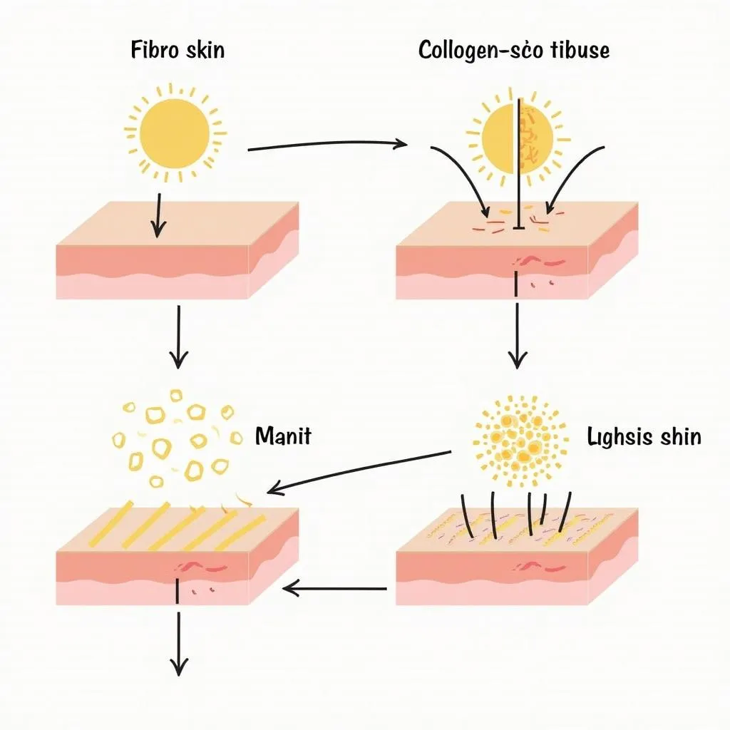 Scar tissue formation process