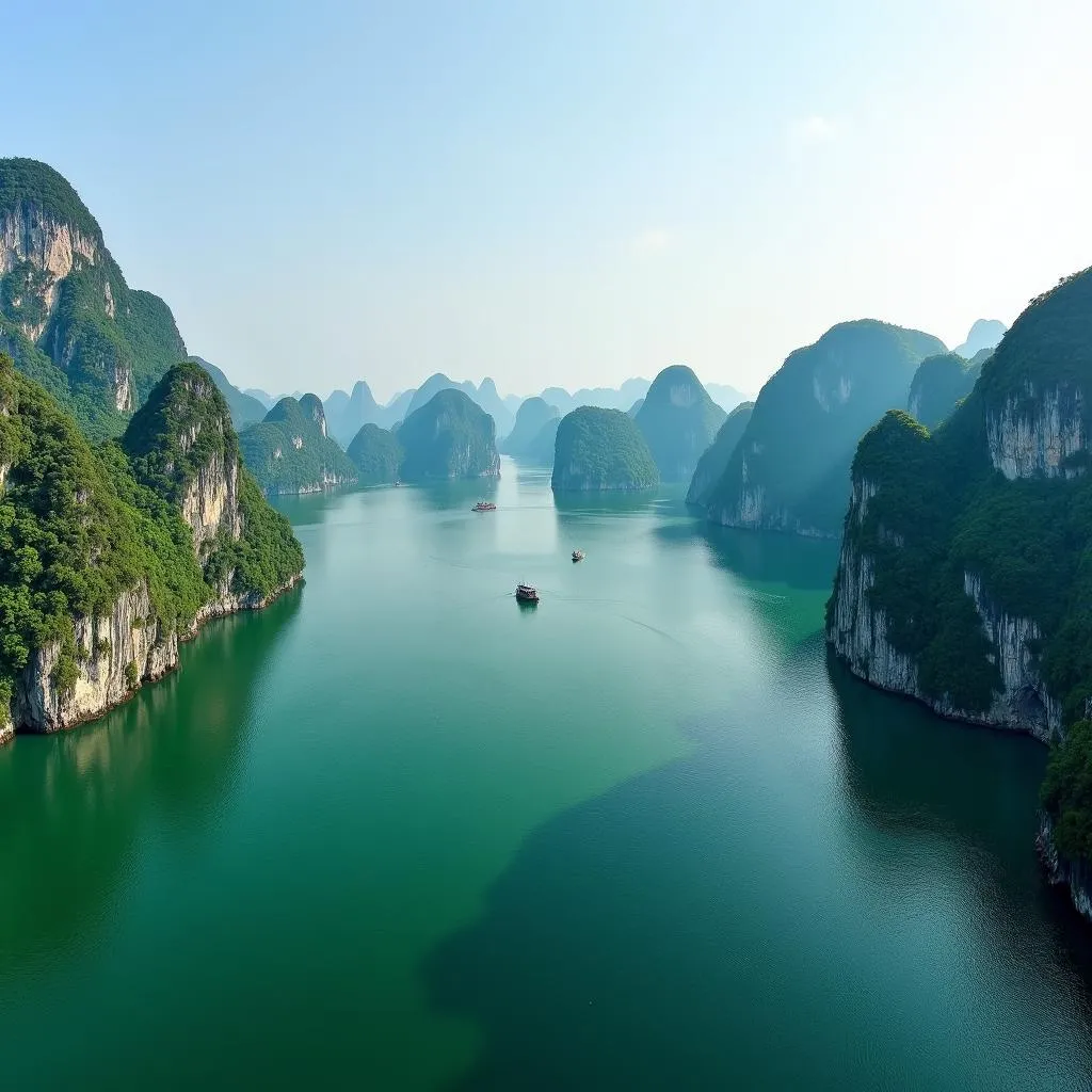 Spectacular view of Ha Long Bay, Vietnam