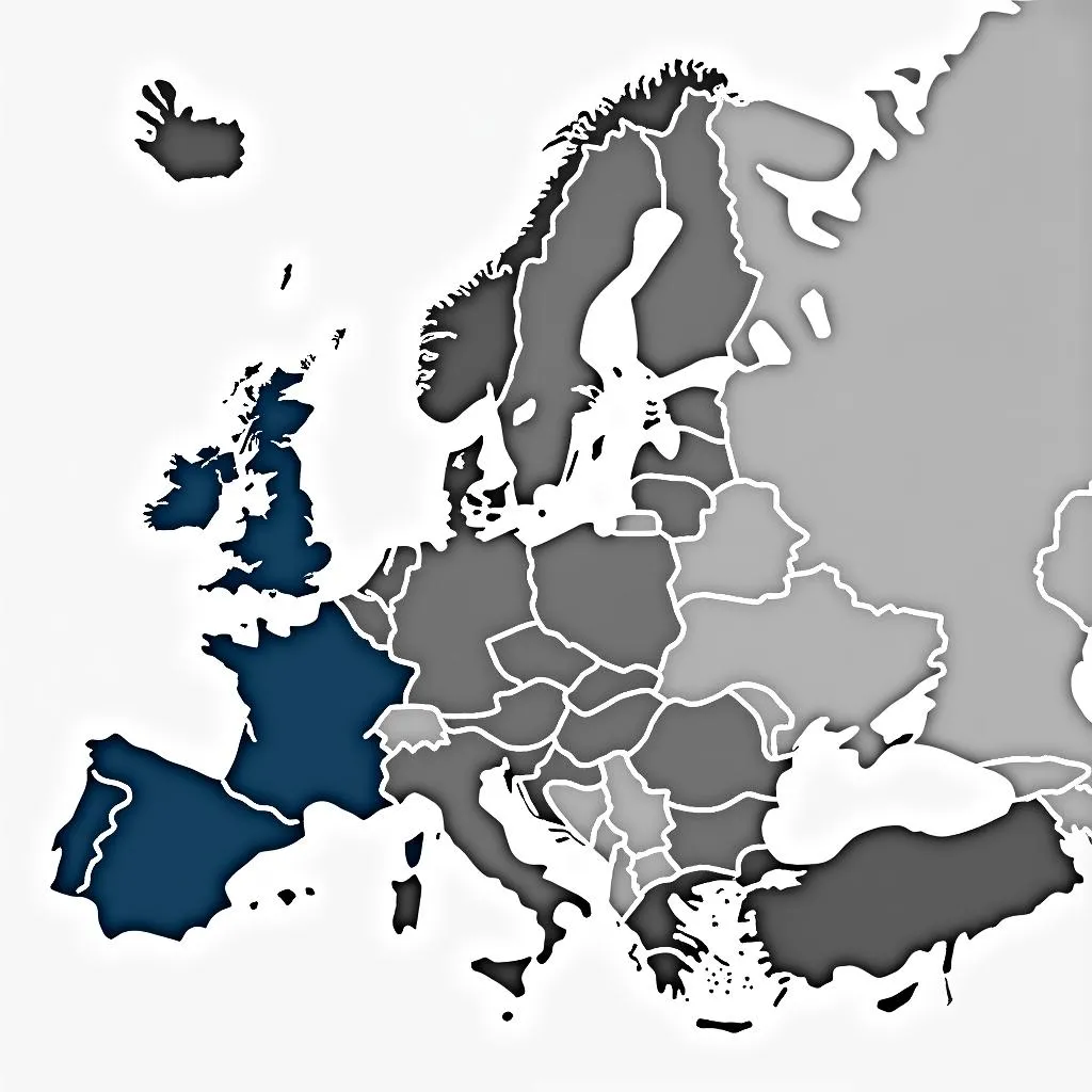 Map of Schengen Area Countries