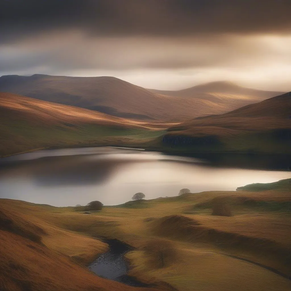 Scottish Highlands Panoramic View