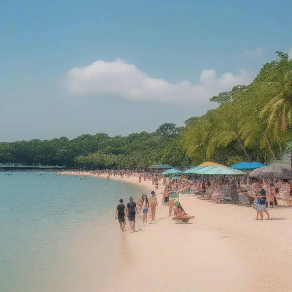 Sentosa Island Beach