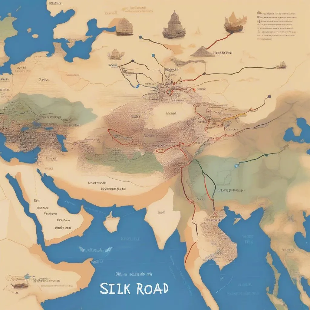 Silk Road Map