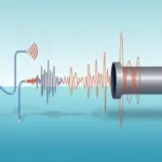 Sound waves traveling through different mediums