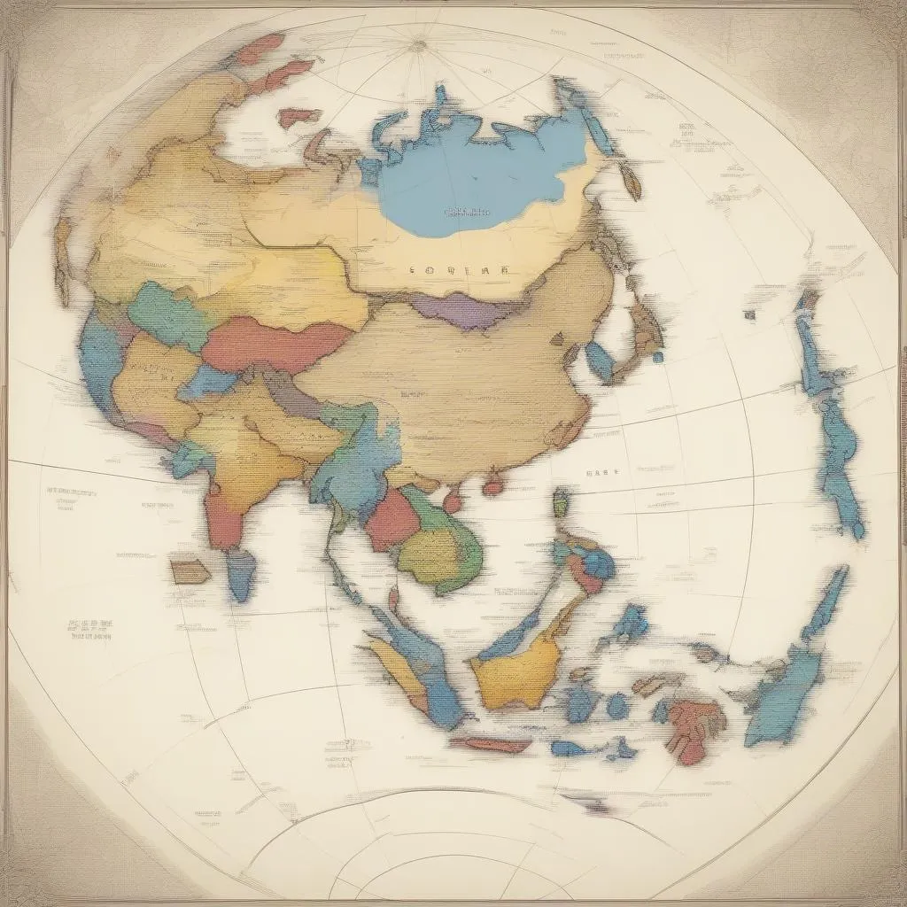 South Korea Globe