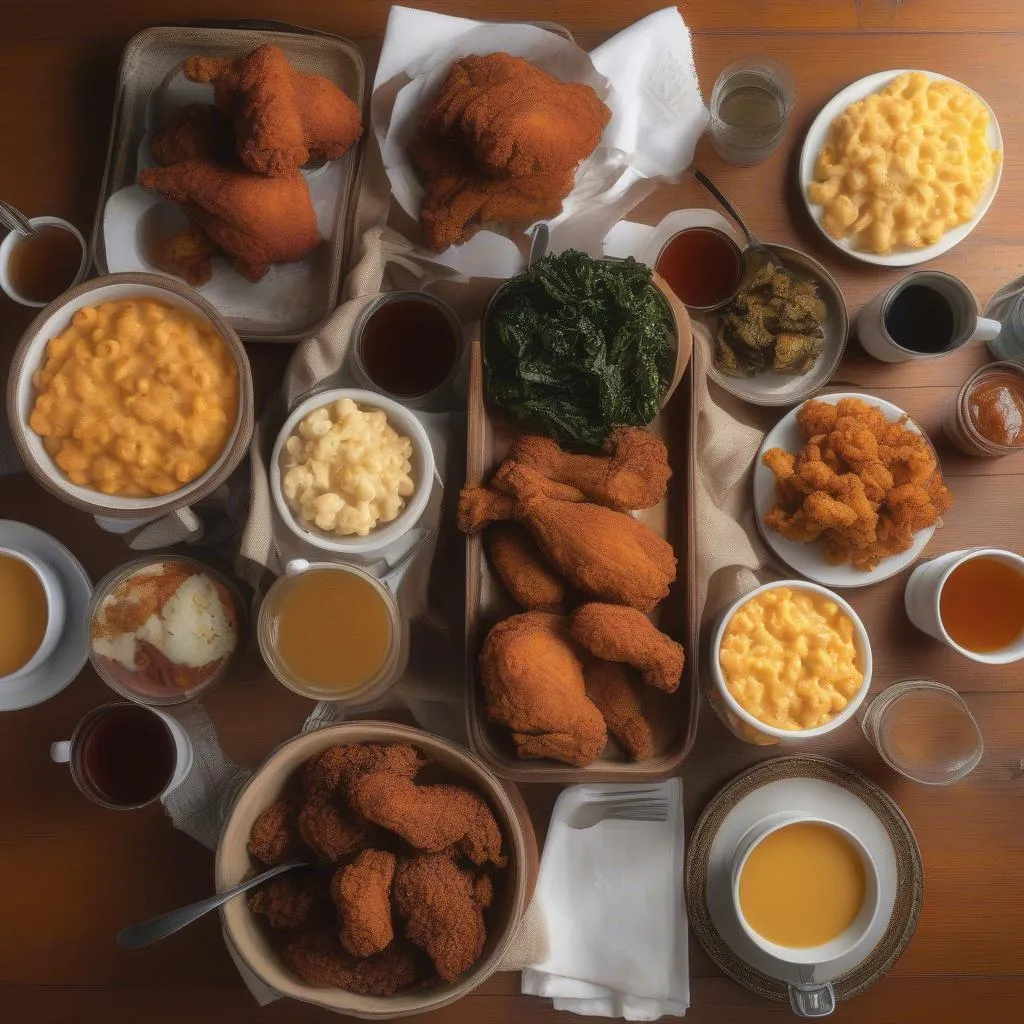 Southern Food Table