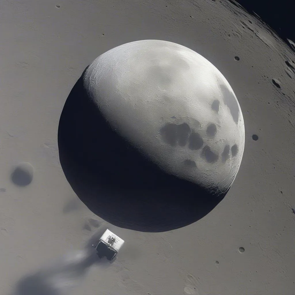 Spacecraft Orbiting the Moon