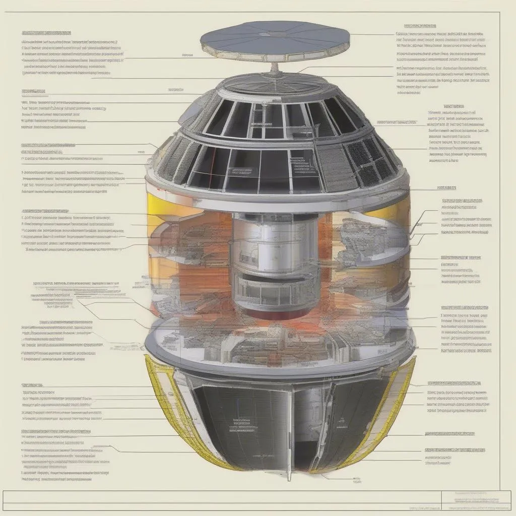 Spacecraft with Radiation Shielding