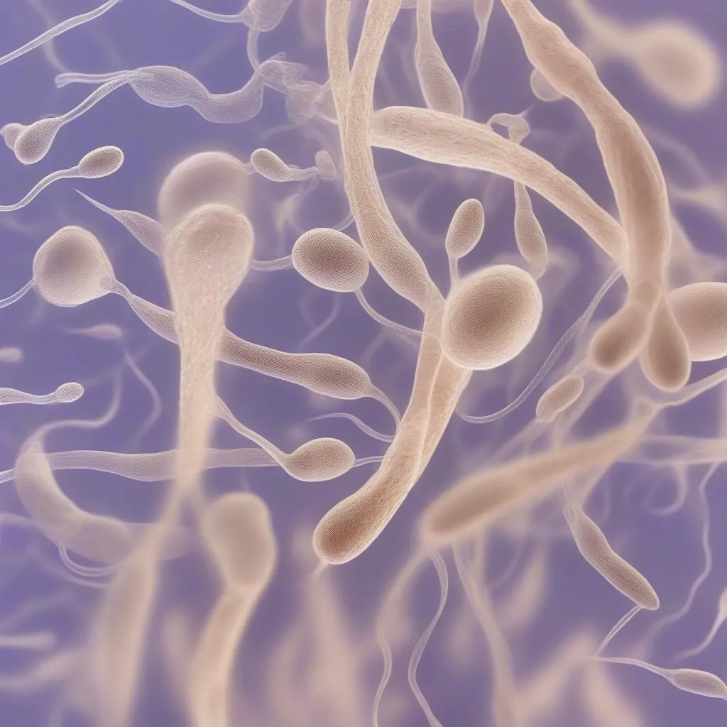 sperm-under-microscope