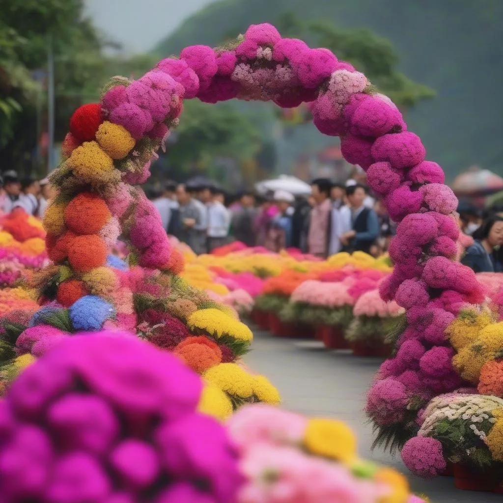 Vibrant Flower Festivals in Northern Vietnam