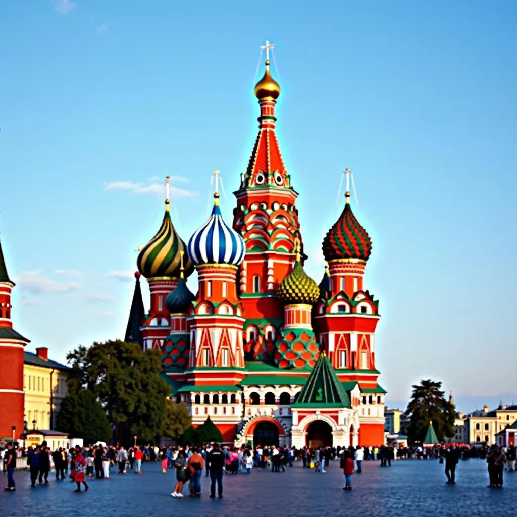 St. Basil's Cathedral in Red Square, Moscow