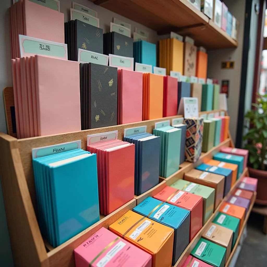 Stationery shops in Hanoi: where you can find colored A4 paper