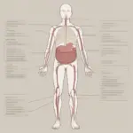 Diagram of Stomach Location