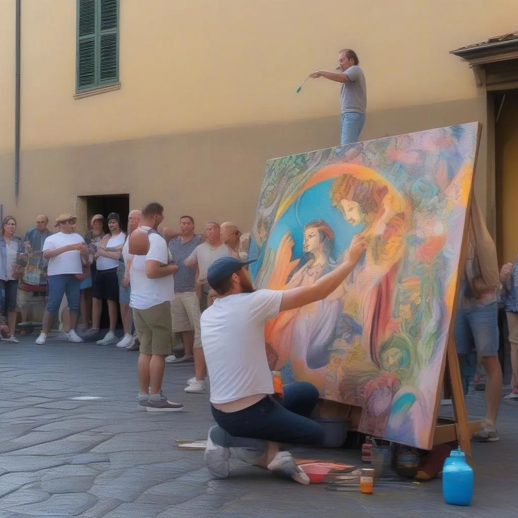 Street Artist in Florence