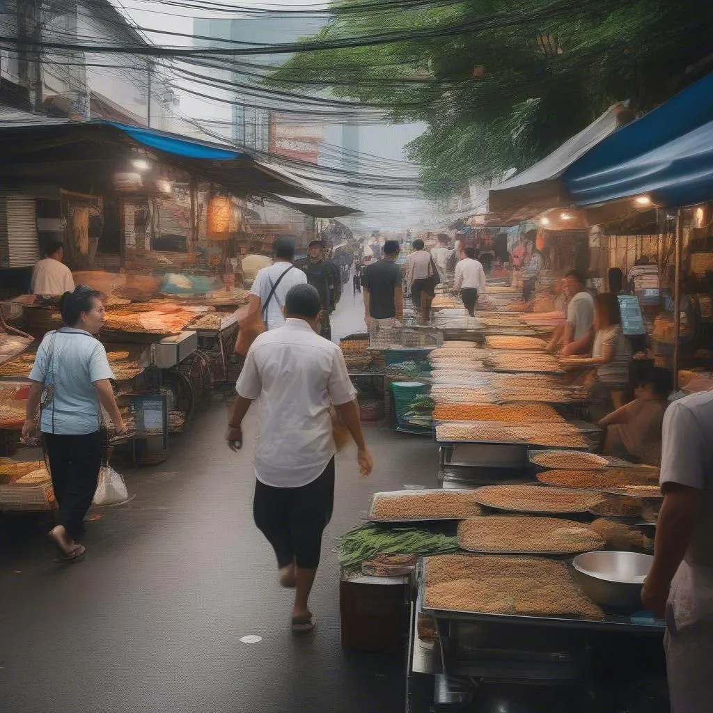 Vibrant Bangkok Street Food