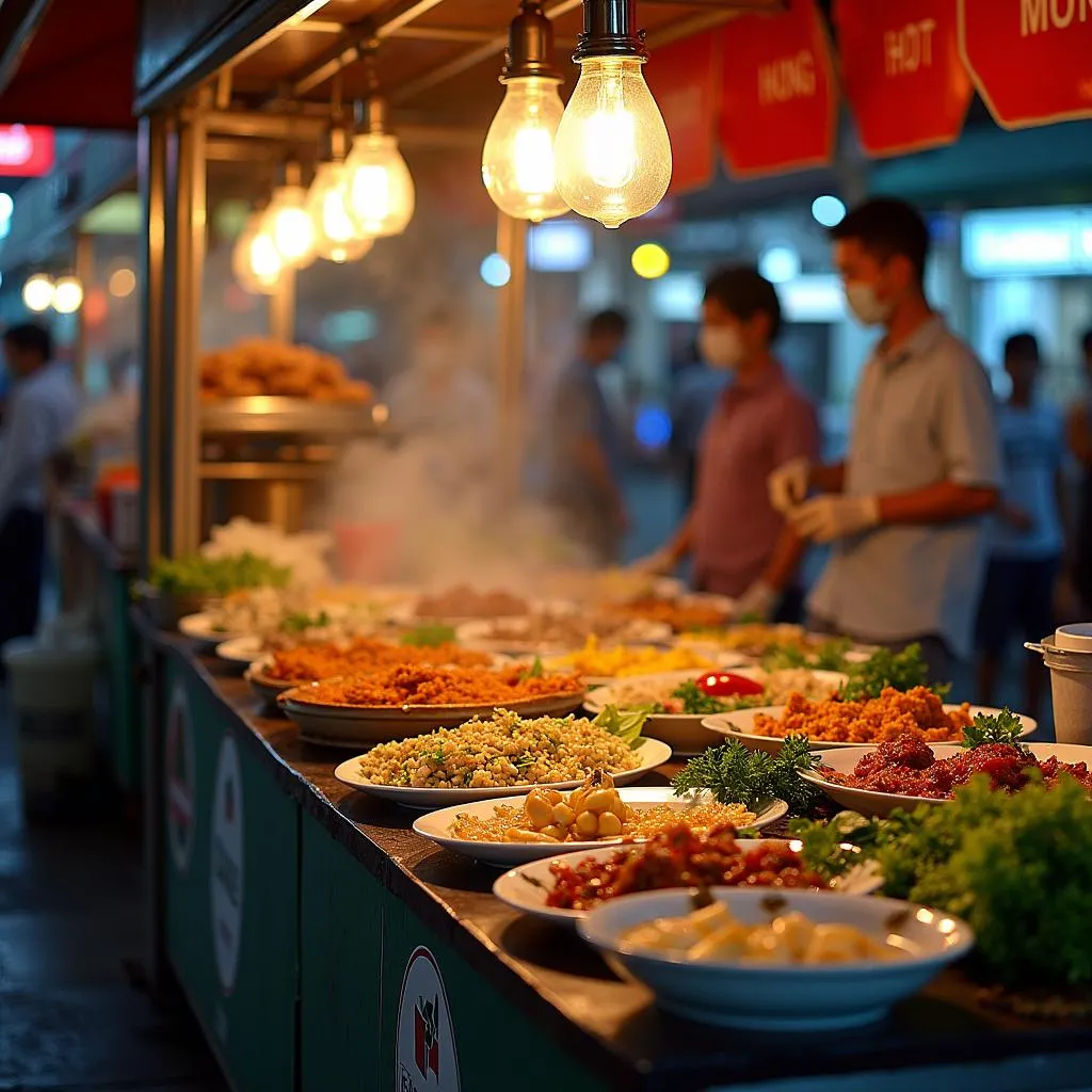 Hanoi street food scene