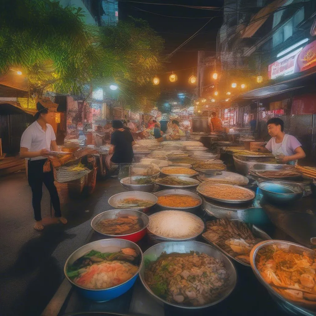 Street food in Ho Chi Minh City