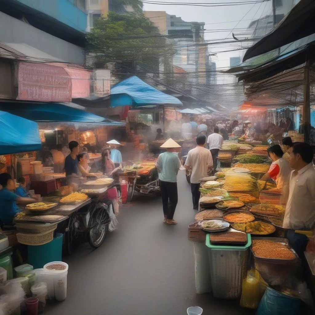 Vietnamese Street Food in Saigon