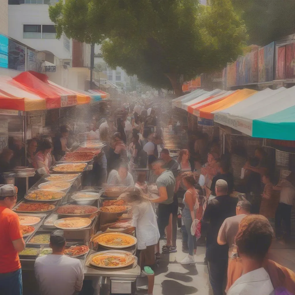 Street Food Stall in Los Angeles