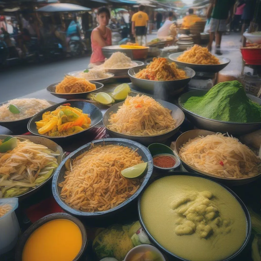 Thai street food scene