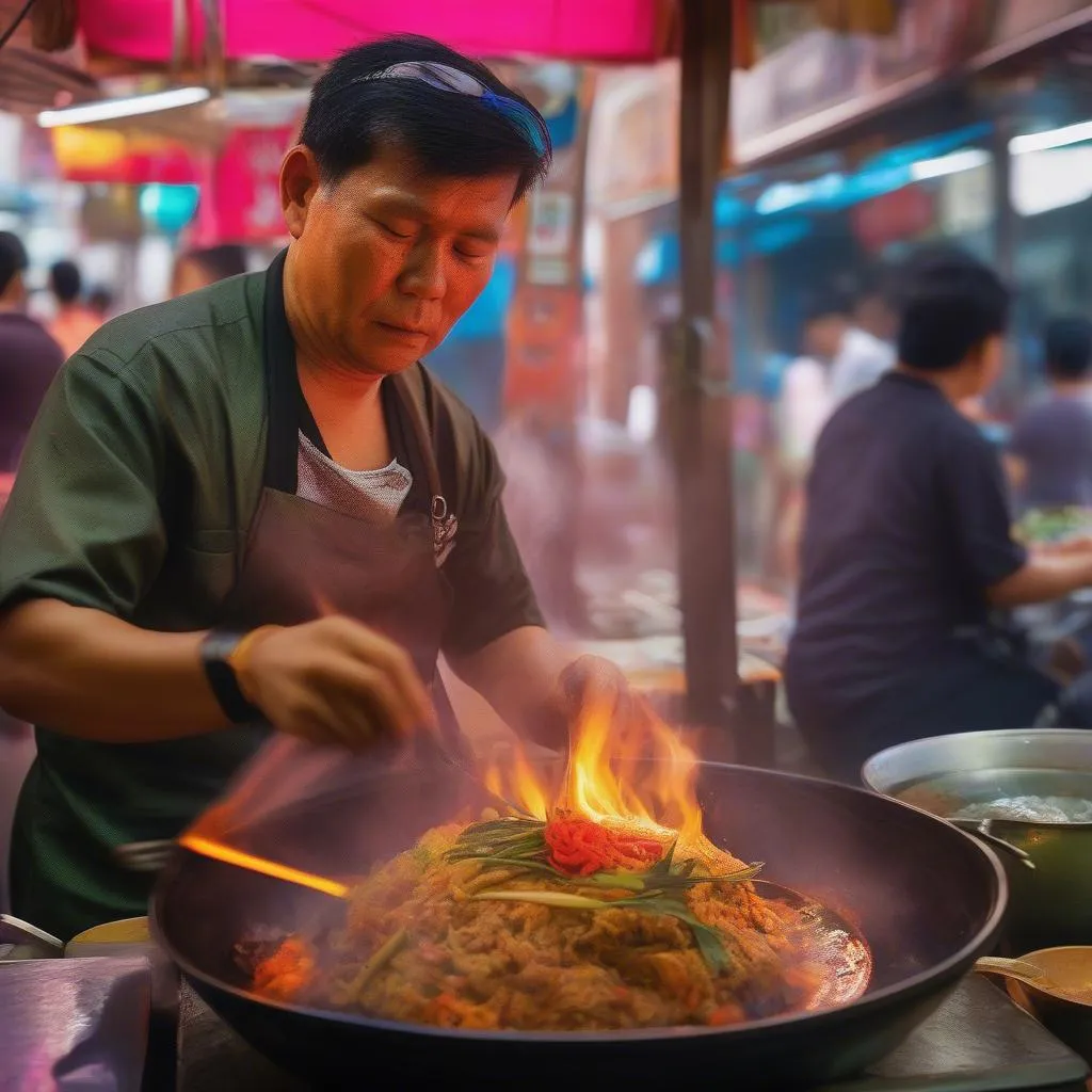 Street food vendor in Bangkok