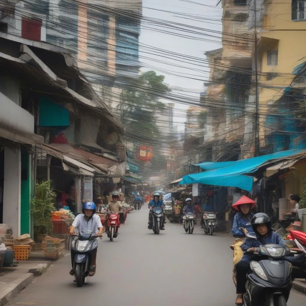 Ho Chi Minh City street scene