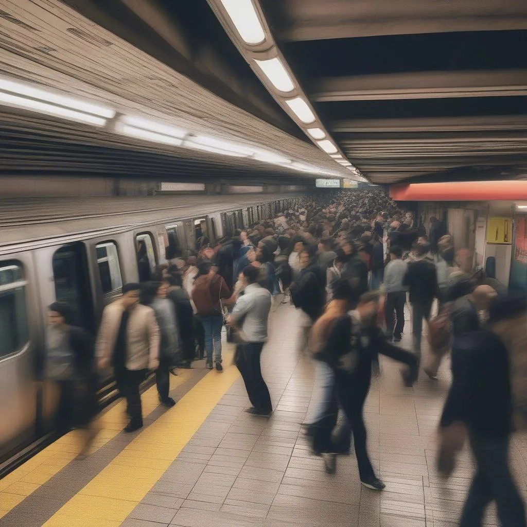 NYC subway station