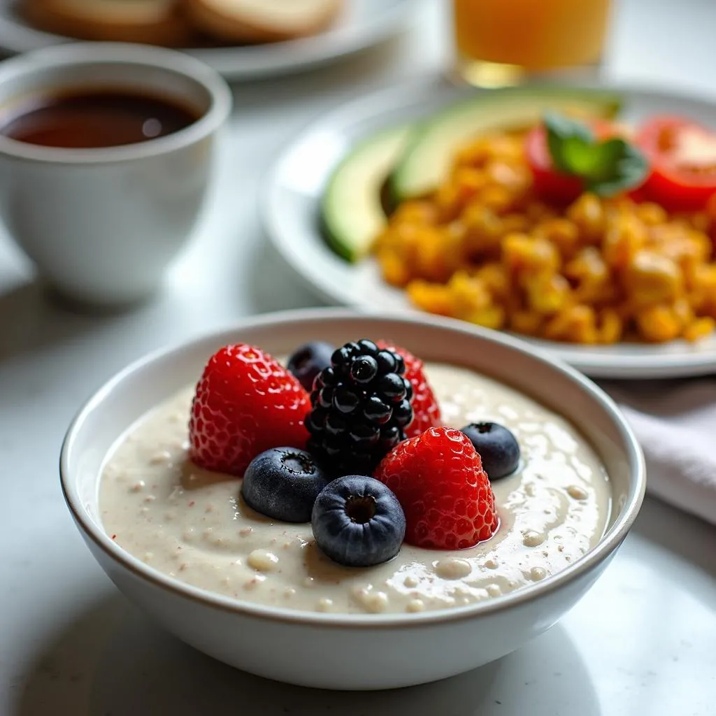 Sugar-free and dairy-free breakfast options