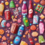 Sugary drinks and candy