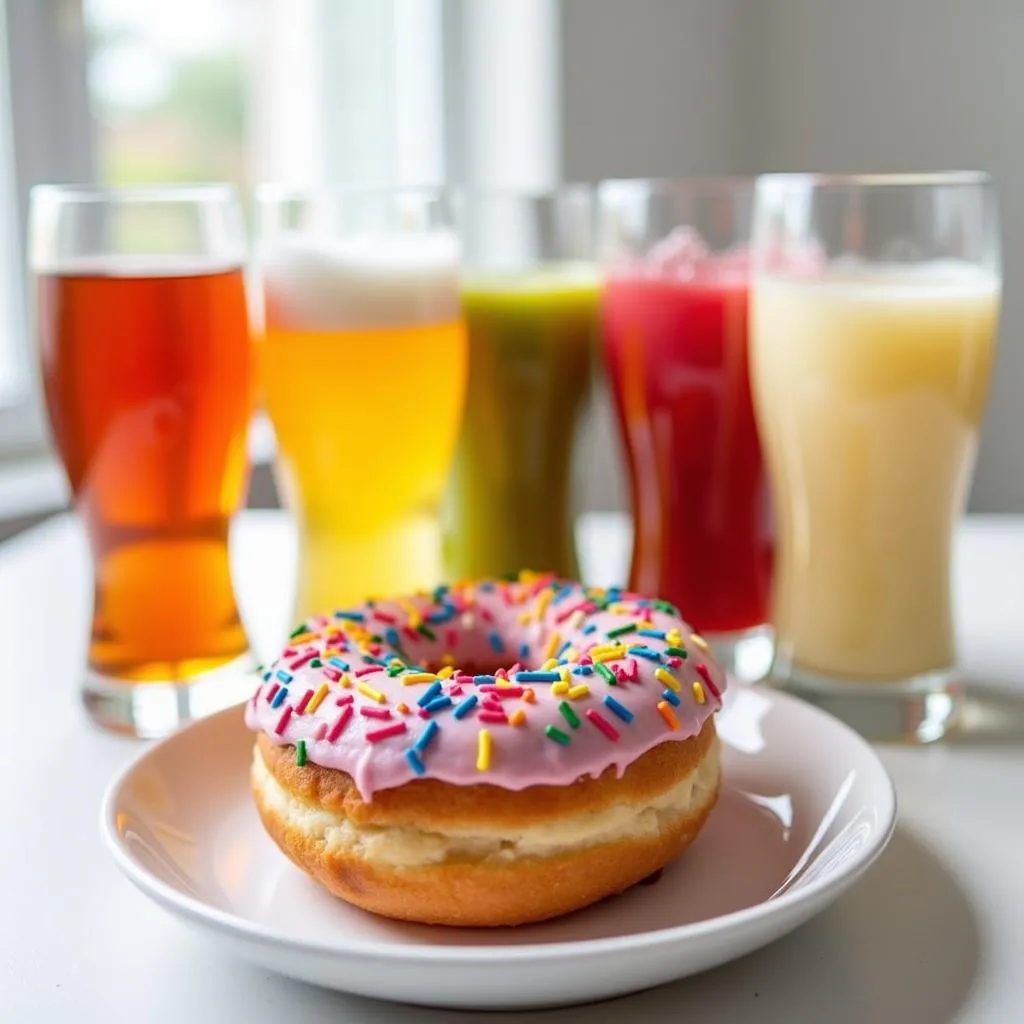 Sugary Drinks and Donuts