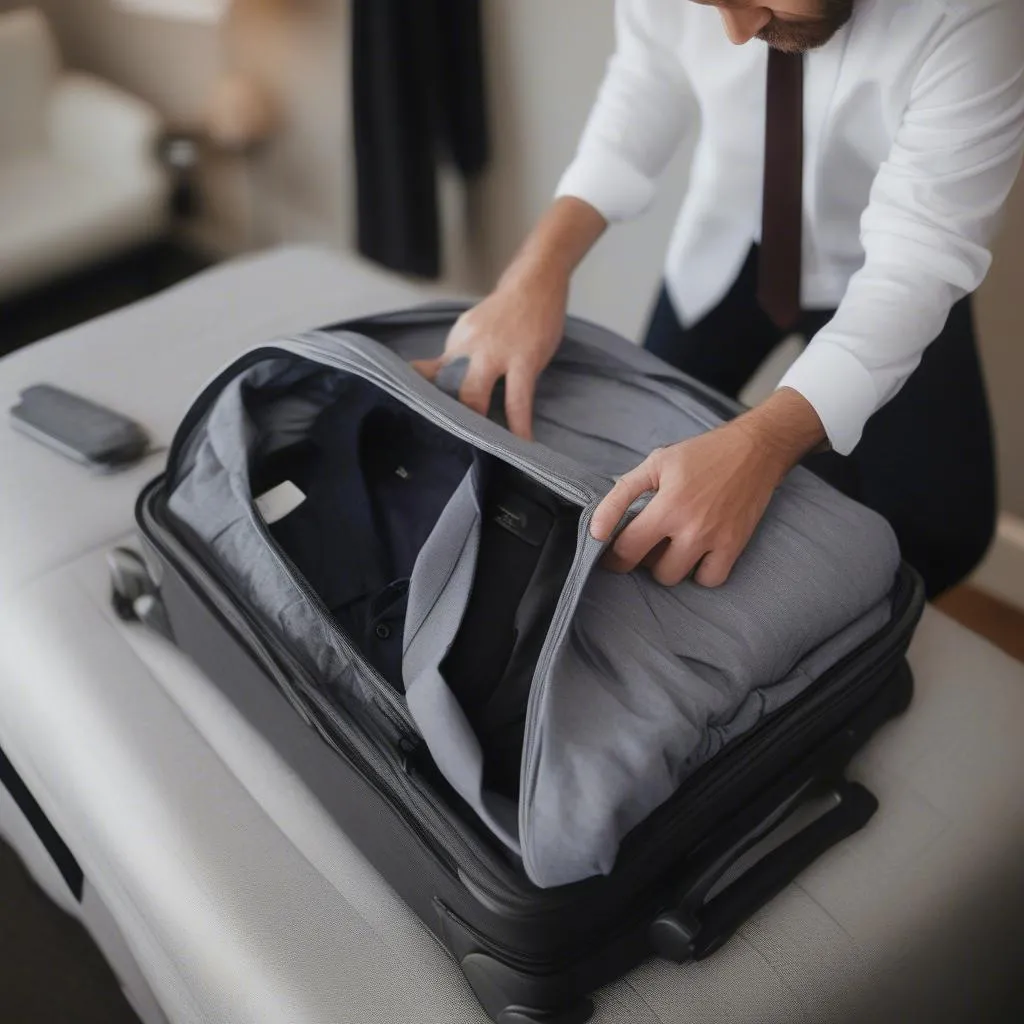 Carry-On Suit Packing