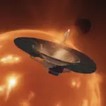 Spacecraft Approaching the Sun