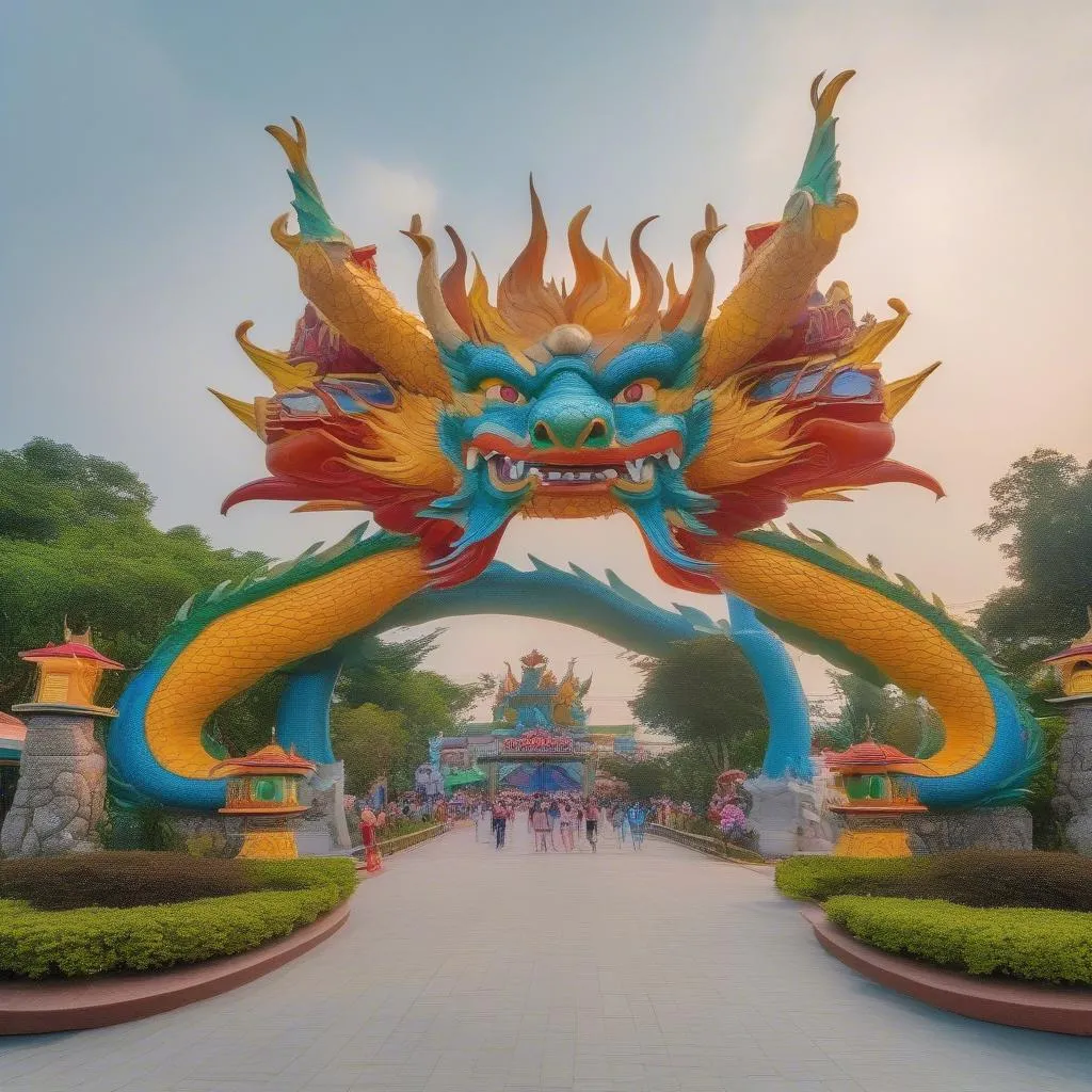 Suoi Tien Theme Park Entrance