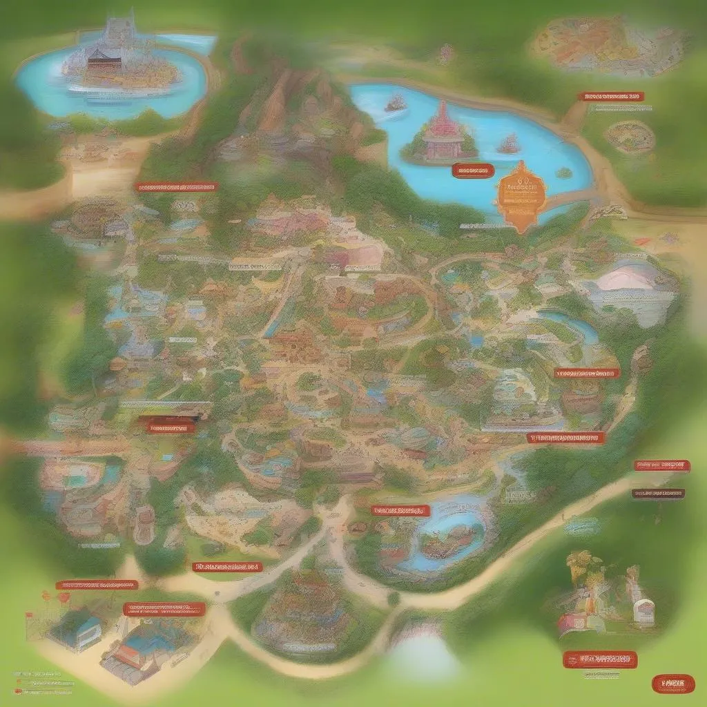 Suoi Tien Park Map