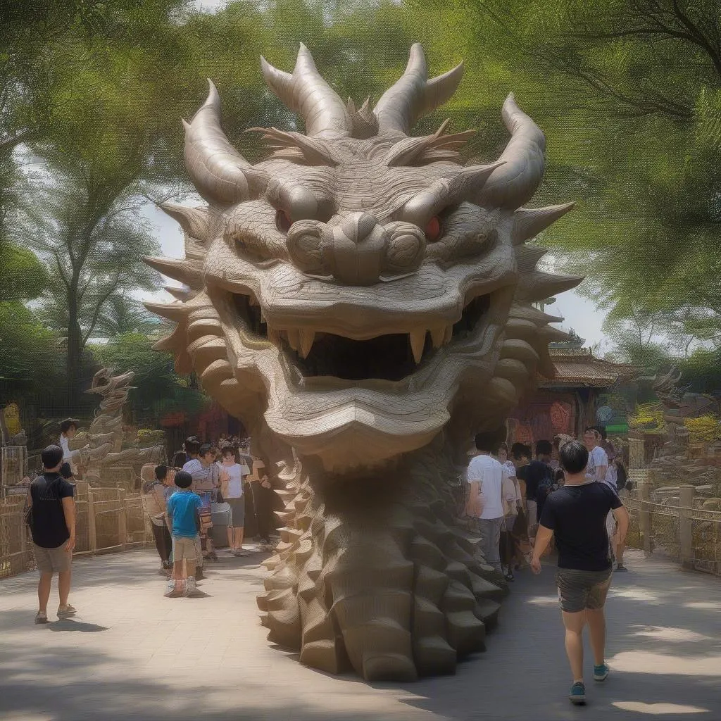 Suoi Tien Theme Park Dragon Maze