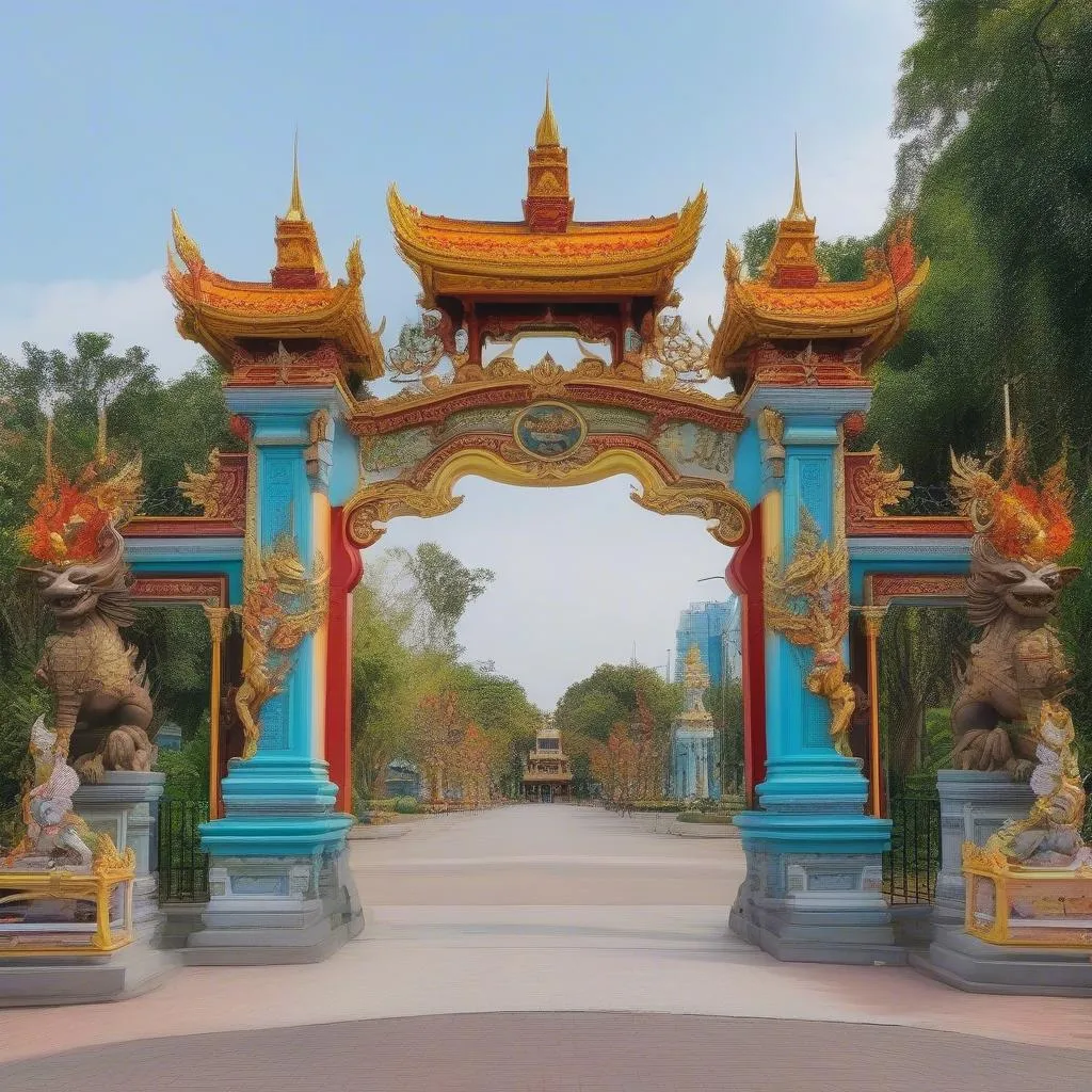 Suoi Tien Theme Park Entrance