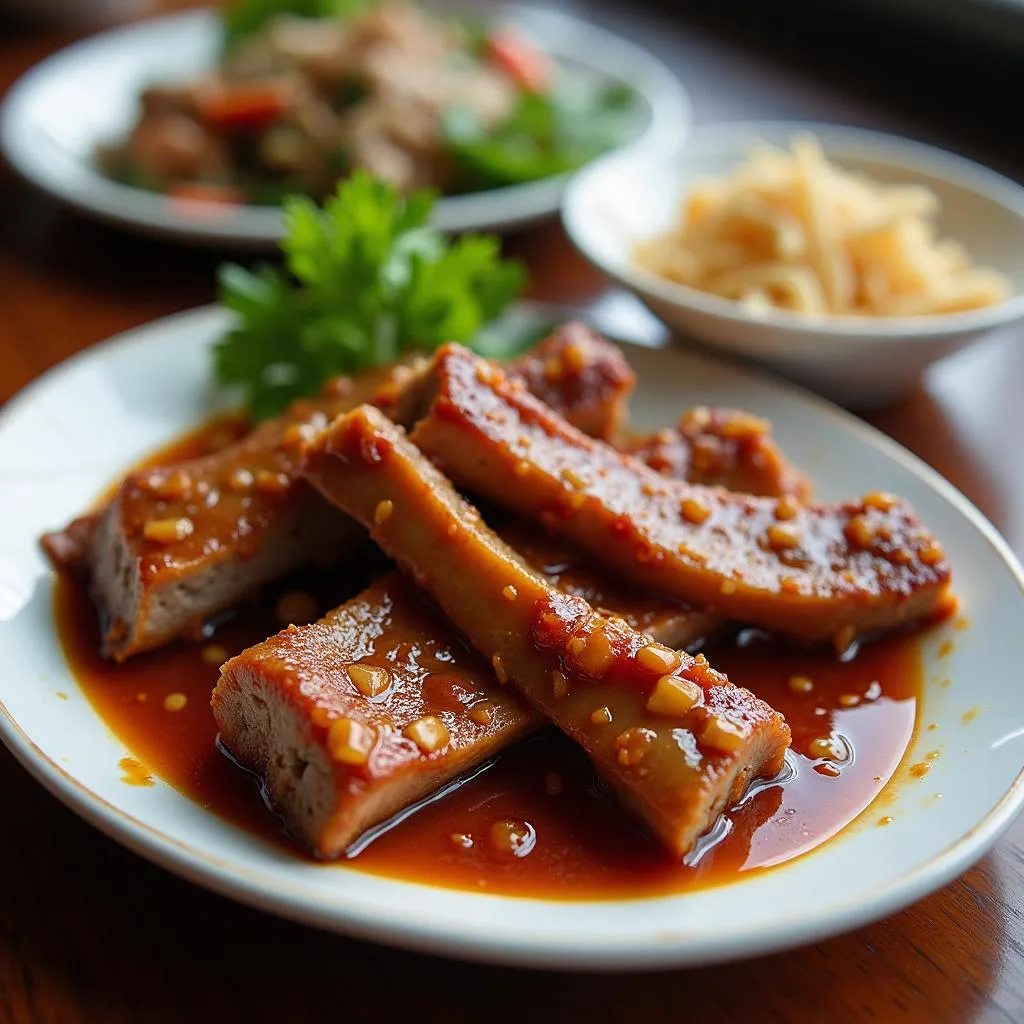 Hanoian Sườn Sốt Cà Chua Sấu Dish