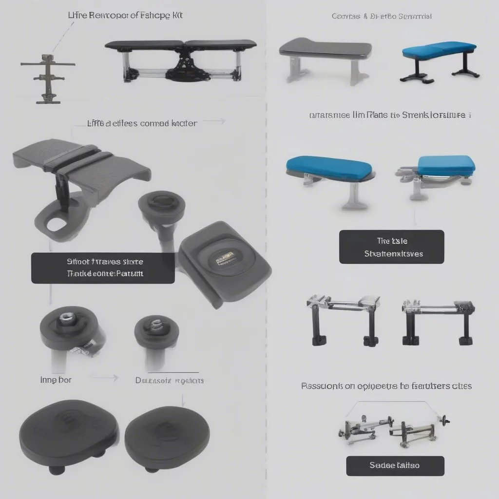 Comparison chart of comp short travel lifters and retro fit kits