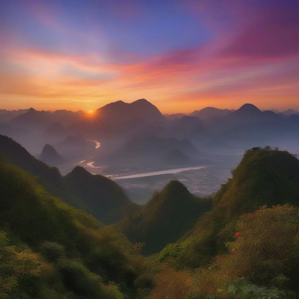 Sunrise at Heaven's Gate, Ta Xua