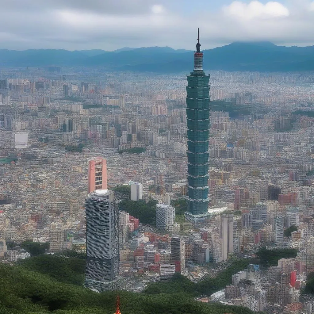 Taipei 101 Skyline