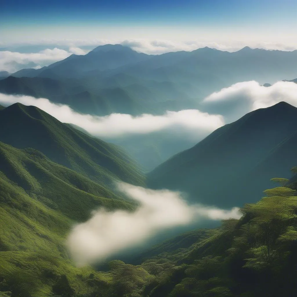 Taiwan Mountain Landscape