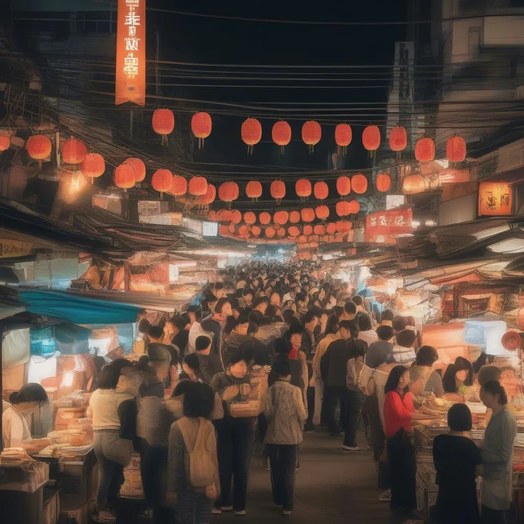 Taiwan night market