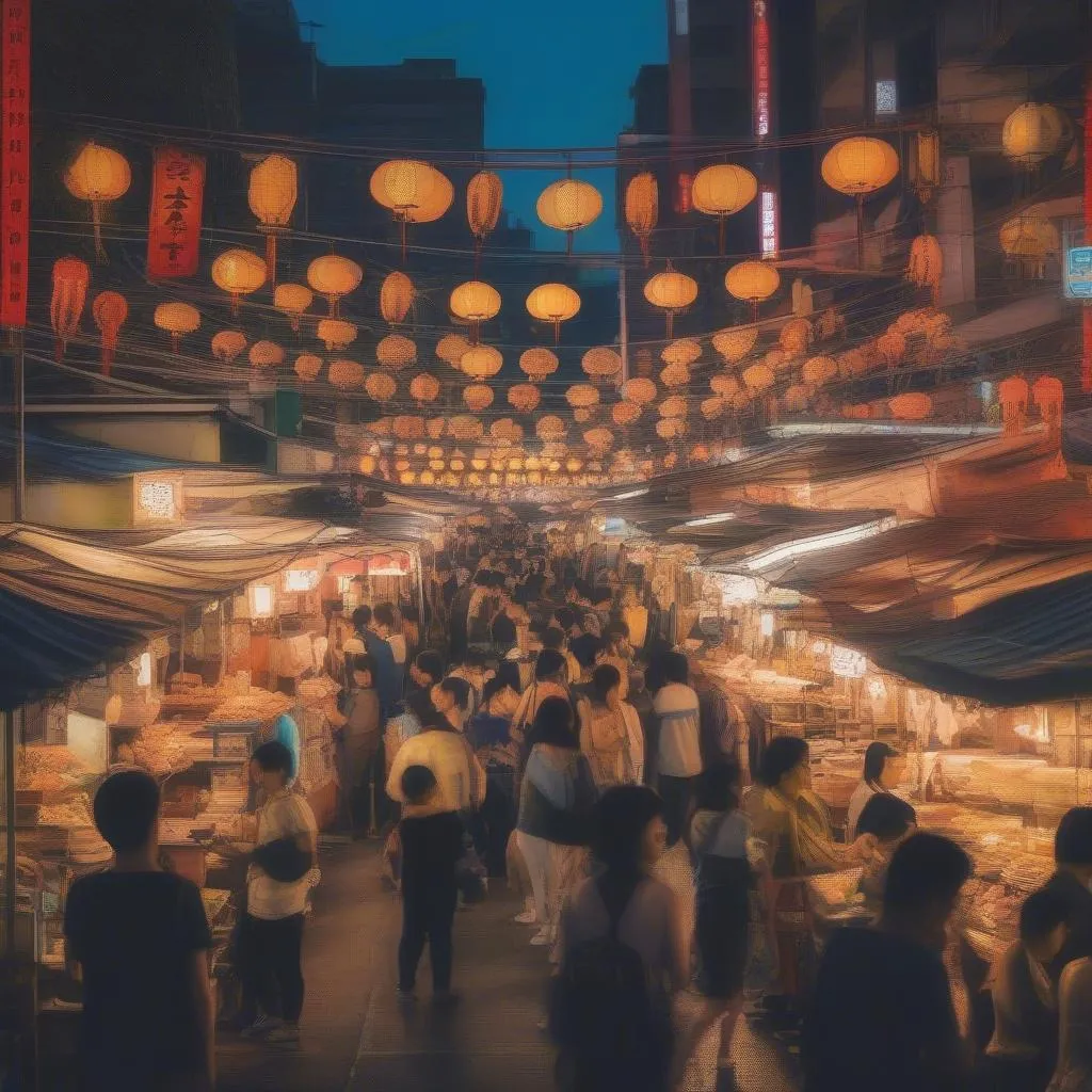 Taiwan night market