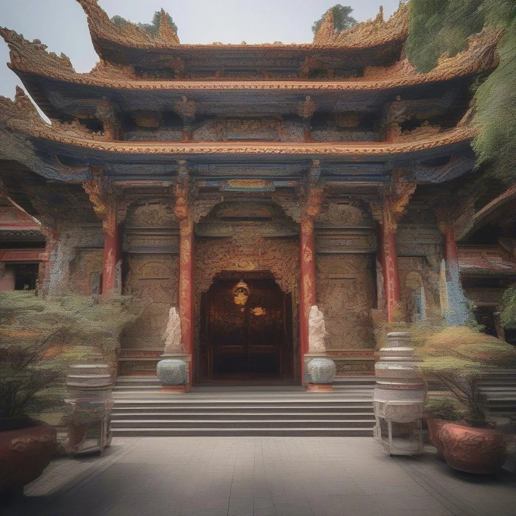 Ancient Taiwan Temple