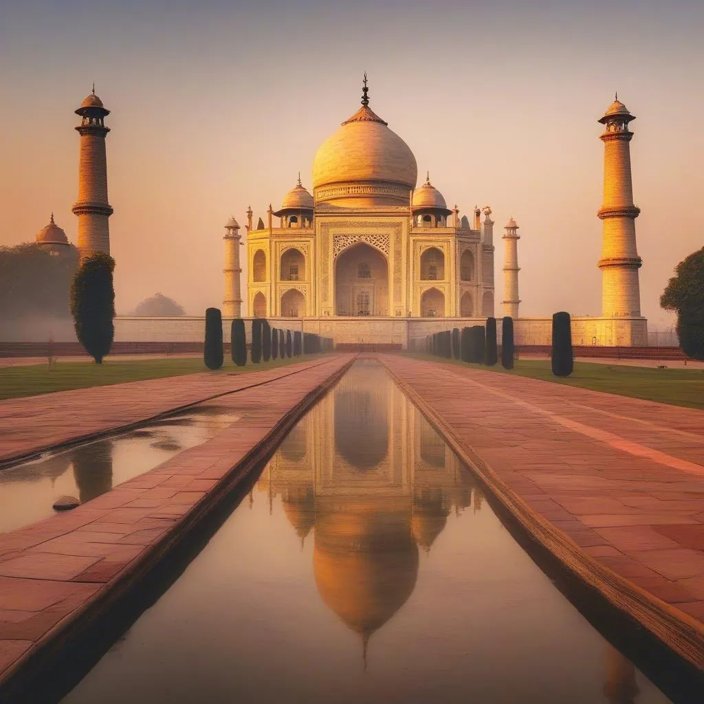 Taj Mahal at Dawn