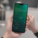 Oppo phone with screenshot gesture